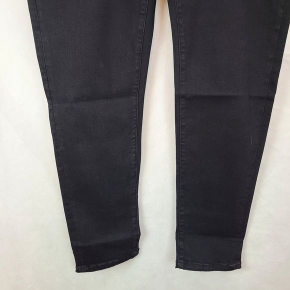 NWT HOMME + FEMME Men's (38) Black Comfort Stretch Tapered Denim Jeans --$150 - Picture 4 of 11